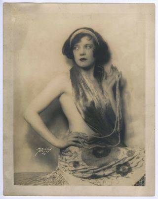 Risqué Jazz Baby Flapper Showgirl 1920s Vintage Debarron Studios Photograph