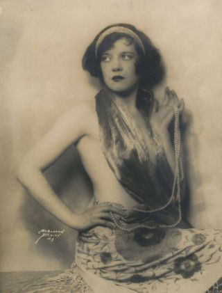 Risqué Jazz Baby Flapper Showgirl 1920s Vintage DeBarron Studios Photograph 2
