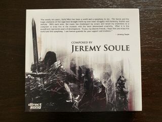 Guild Wars 2 Sound Track Signed Jeremy Soule 6