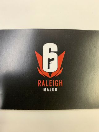 Rainbow Six Siege Raleigh Major Gun Skin Limited Edition VIP Gift 2