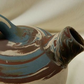 Niloak Art Pottery Mission Swirl Liquor Jug Rare 4