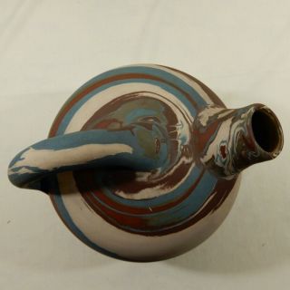 Niloak Art Pottery Mission Swirl Liquor Jug Rare 5