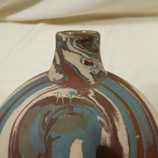 Niloak Art Pottery Mission Swirl Liquor Jug Rare 8
