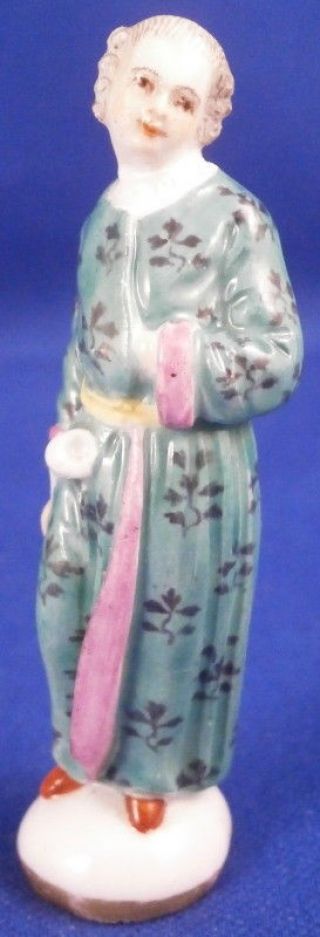 Antique Meissen Porcelain Pipe Tamper Gentleman Figurine Figure Porzellan Figur