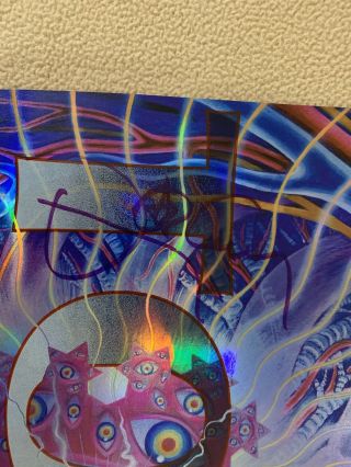 TOOL Band SIGNED by all poster Alex Grey Indianapolis Nov 2,  2019.  149 2
