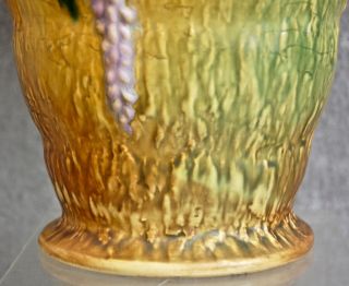 Roseville Pottery Wisteria Vase 640 - 12”,  Brown,  c.  1933 10