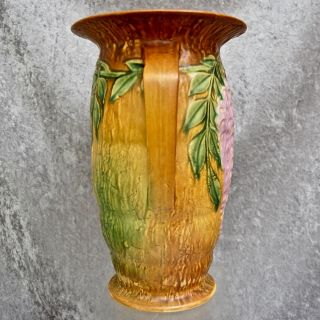 Roseville Pottery Wisteria Vase 640 - 12”,  Brown,  c.  1933 3