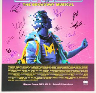 Will Roland,  George Salazar,  Jason Tam Full Cast Signed BE MORE CHILLPoster 4