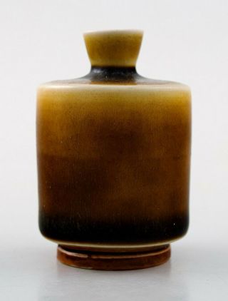 Berndt Friberg Studio Pottery Vase.  Modern Swedish Design.  1963