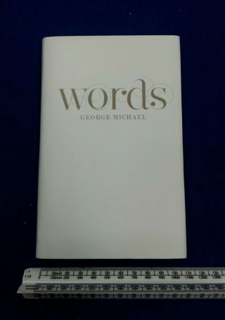 " Words " By George Michael - 2011 Hardback.  Aegean.