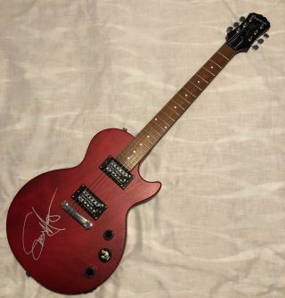 Sammy Hagar Signed Van Halen Chickenfoot Les Paul Guitar On Body Rare