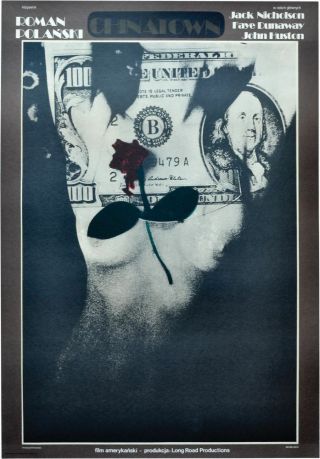 Roman Polanski Chinatown Polish Poster For The 1974 Film 1976 132300
