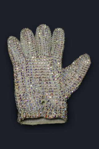 MICHAEL JACKSON OWN WORN OWNED GLOVE FROM HISTORY TOUR NO FEDORA SIGNED 5