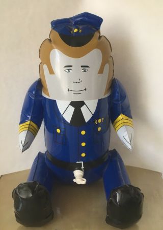 Airplane Movie 12” Inflatable Pilot 2005 Rare Vintage Collectible