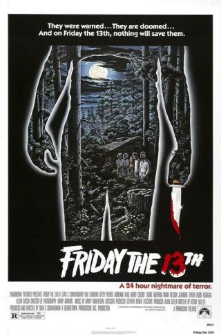 Friday The 13th Rolled 27x41 Theatrical Movie Poster 1980
