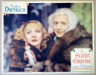 Scarlet Empress Josef Von Sternberg Marlene Dietrich 11x14 1934 Lobby Card