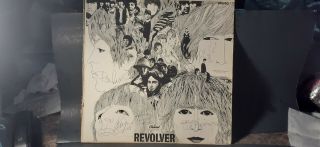 The Beatles Autographed " Revolver " Lp - John,  Paul,  George,  Ringo - With