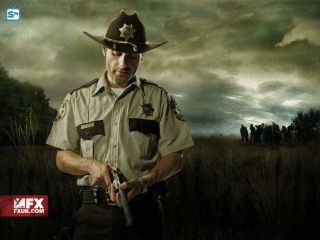 The Walking Dead (2010 -) Rick Grimes Screen Worn Hero Sheriff Shirt Season 1