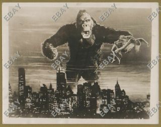 Vintage Photo Movie King Kong With Fay Wray - Adv Photomontage 1933