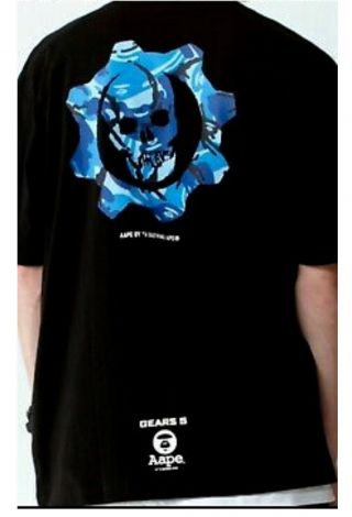 Aape By A Bathing Ape Gears Of War Limited Edition Xbox Fanfest T - Shirt Small 4