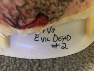 ASH VS.  EVIL DEAD horror prop HENRIETTA neck arm and face appliance 4