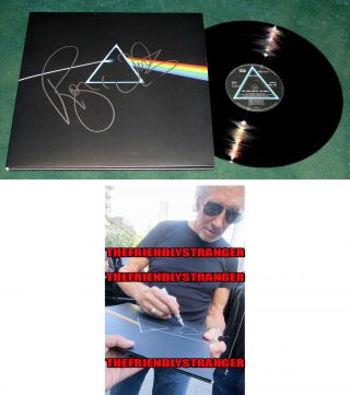 Roger Waters Signed Autographed Pink Floyd Dark Side Of The Moon Album Proof