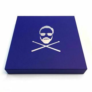 Roger Taylor Signed Drum Head Gangsters Vinyl Box Set Le 150 Queen