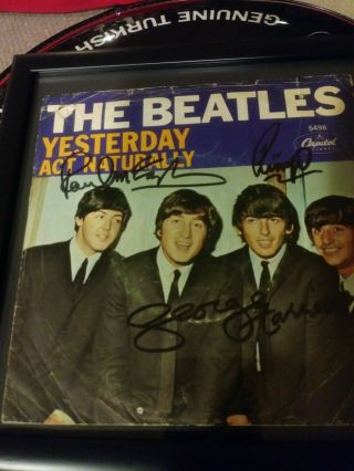 Beatles Autographs X 3