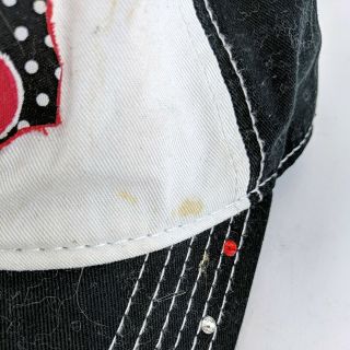 Miranda Lambert Unbranded Black and White Polka Dot Texas Baseball Cap One Size 3