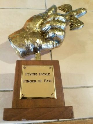 THE FICKLE FINGER OF FATE Bronze Award from Rowan’s & Martin’s Laugh - In Show 2
