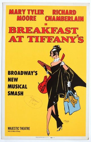 Triton Offers Orig 1966 Broadway Poster Breakfast At Tiffany 