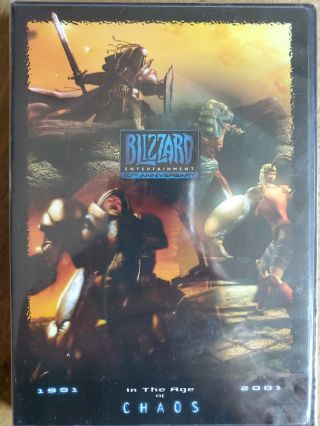 Blizzard Entertainment 10 Year Anniversary Dvd Employee Exclusive