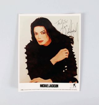 Michael Jackson Signed 8×10 Photo – Jsa