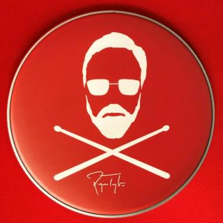 Roger Taylor SIGNED Drum Head Queen Only 150 Made IN HAND & 3