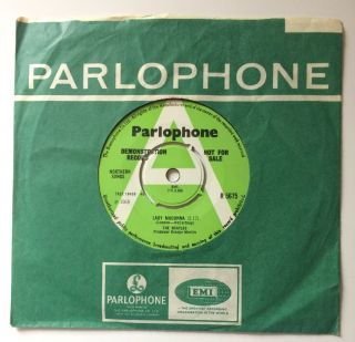 Beatles Lady Madonna Demo Promo UK PARLOPHONE EMI Rare 1968 5