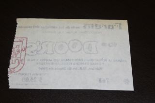 THE DOORS IN MEXICO CITY 1969 CONCERT TICKET STUB JIM MORRISON Psych 3