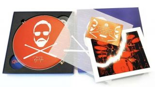 Roger Taylor Signed Drum Head Box Set Rare Gangsters Vinyl Queen 150 Copies Only 2