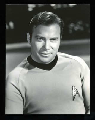 William Shatner 1966 Star Trek Tv Series Type 1 Photo Kirk
