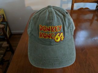 Nintendo 64 N64 Vintage Hat / Cap Donkey Kong Country Dk64 Rare Promo