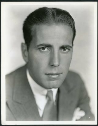 Humphrey Bogart Vintage 1930s Fox Film Portrait Dblwt Photo