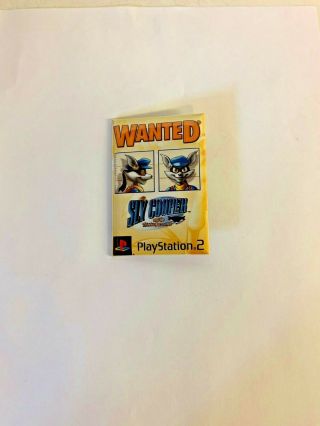 Vintage Sly Cooper & The Thieveus Racoonus Promo Play Station Pin Button Game 3