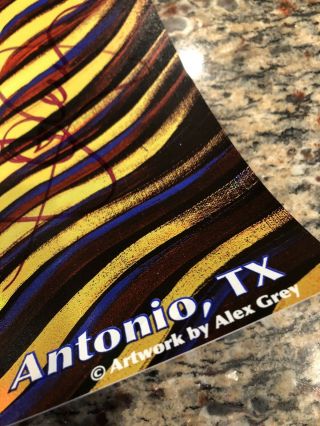 Signed TOOL San Antonio TX 2019 - Alex Grey 3