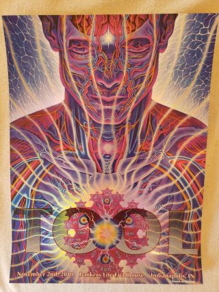Alex Grey Tool Event Poster From 11/2/2019 Indianapolis Indiana Bankers Life