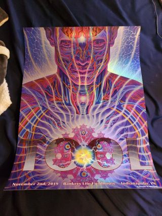 Tool Band Poster Alex Grey Indianapolis 11/02/19 Indiana Bankers Life Fieldhouse 3