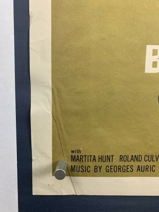 BONJOUR TRISTESSE Movie Poster One Sheet 1958 Saul Bass Otto Preminger 11