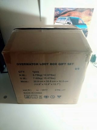 Blizzard Employee Holiday Gift - Overwatch Loot Box 2017 - - VERY RARE 2