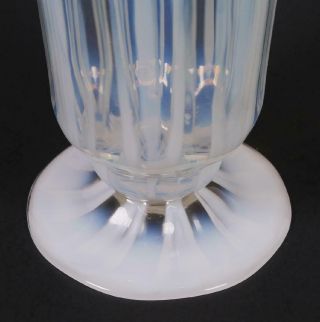 Rare Tiffany Studios Vase,  Opalescent Milk Favrile Glass 4