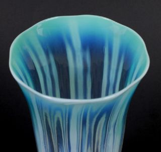 Rare Tiffany Studios Vase,  Opalescent Milk Favrile Glass 5