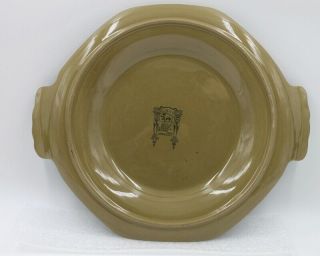 Buffalo Pottery Emerald Deldare Ware Centerpiece & Plateau Tray 1911 Art Nouveau 10