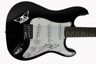Steven Tyler Aerosmith Authentic Signed Guitar Autographed Psa/dna W79172